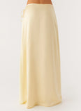 Pollie Maxi Skirt Yellow