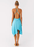 Salt Kiss Midi Dress Turquoise