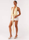 Neptune Halter Top Yellow