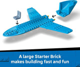 LEGO City Passenger Jet 60492 Building Toys for Boys Girls Ages 4 Airplane Toy Set W 4 Minifigures Pretend Play 118 pieces Gift for Birthdays