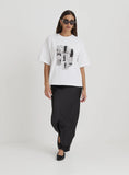 White Catwalk Polaroid Graphic T Shirt