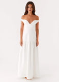 Basel Maxi Dress White