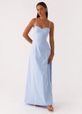 Clear As Day Maxi Dress Blue