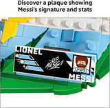 LEGO Editions Lionel Messi Soccer Highlights Building Set for Boys Girls Ages 10 Collectible Soccer Gift with Plaque Kids Bedroom or Shelf Decor 43011