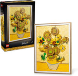 LEGO Art Vincent Van Gogh Sunflowers Building Set for Adults Home Decor Idea Brick Built Painting Gift for Birthdays 31215
