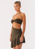 Islander Mini Dress Khaki