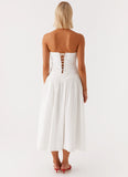 Larnie Midi Dress White