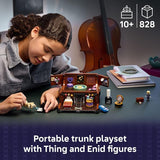 LEGO Wednesday Things Apartment Building Toy Transforming Trunk Playset W Poseable Thing Enid Sinclair Minidoll Wednesday Merch for Girls Boys Ages 10 Gift Idea for Birthdays 76785