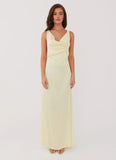 Musa Maxi Dress Lemon