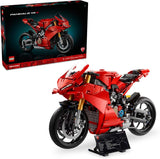 LEGO Technic Ducati Panigale V4 S Motorcycle Toy Building Set for Adults Men Women Ages 18 Gift for Birthdays 42202