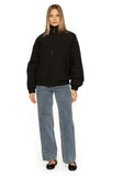 Ace Black Oversized Puffer Jacket