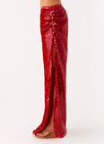 Amosa Maxi Skirt Fuchsia