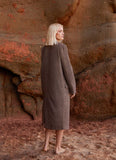 Since Way Back Longline Coat Brown