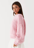 Costella Knit Sweater Pink