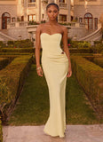 Emory Corset Maxi Dress Yellow