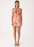 Jonna Mini Dress Botanic Cheetah