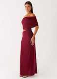 Gillian Maxi Dress Maroon