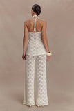 Glinda Crochet Pants Ivory