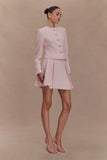 Cleo Boucle Mini Skirt Powder Pink
