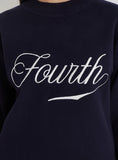 Navy Knitted Fourth Jumper