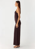 Hartwell Maxi Dress Chocolate