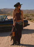 Silvanna Maxi Skirt Chocolate