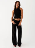 Keanna Low Rise Denim Jeans Black