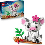 LEGO Disney Moana Pua 43292 Building Toys for Girls Boys Ages 9 Moana Displayable Toy for Bedroom Desk 885 pieces Gift for Birthdays