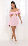 Open Back Dress in Pink