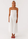 Larnie Midi Dress White