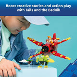LEGO Sonic the Hedgehog Tails Tornado 1 77119 Building Toy for Boys Girls Ages 8 Airplane Toy for Pretend Play W Tails Minifigure 310 pieces Gift for Birthdays