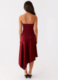 Matisse Midi Dress Red