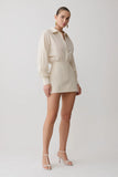 Ivy Oversize Shirt Mini Dress Stripe