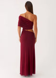 Gillian Maxi Dress Maroon