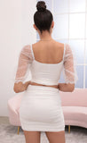 Two Piece Set in White