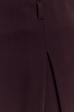 Simone Pleated Suiting Short Dark Chocolate