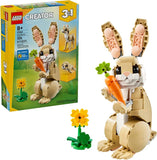 LEGO Creator 3 in 1 Cute Bunny 31162 Building Toy Girls Boys Ages 8 Choose Your Build W 3 Options 326 pcs Display in Bedroom or Bookshelf Gift Idea