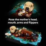 LEGO Ideas Floating Sea Otters Building Sets for Adults Room or Office Decor for Women Men Ages 18 Gift Ideas for Birthday 21366