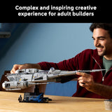 LEGO Star Wars The Mandalorians N 1 Starfighter 75442 Collectible Building Set for Adults Ages 18 Movie Display for Bedroom or Book Shelf 1809 pieces Gift for Men Women
