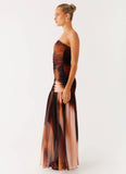 Savaya Maxi Dress Black Gradient