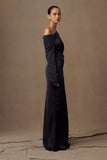 Avery Long Sleeve Maxi Dress Black
