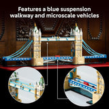 LEGO Architecture Tower Bridge 21067 Building Set for Adults Ages 18 Relaxation Activity Decor for Home Office 3745 pieces Gift for Men Women
