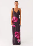 Griselda Maxi Dress Dark Chocolate