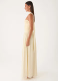 Elianah Scarf Maxi Dress Yellow