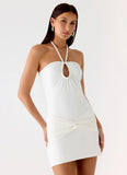 Sacred Mini Dress White