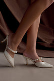 Karla Pearl Mule Ivory