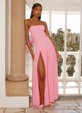 Eden Strapless Maxi Dress Pink