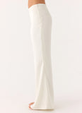 Elmah Low Rise Pants White