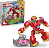 LEGO Marvel Iron Man and His Awesome Friends Ultron vs Iron Man 11209 Preschool Building Toys for Boys Girls Ages 4 Marvel Action Figures Sturdy Build for Pretend Play 96 pieces Gift Idea