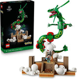 LEGO Pokémon Rayquaza 72168 Collectible Building Set for Adults Ages 18 Posable Pokémon Model Kit for Display Bedroom Desk or Book Shelf Decor